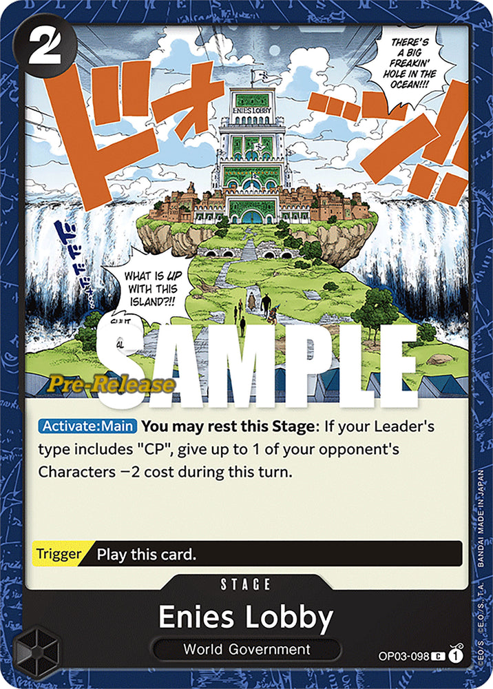 Enies Lobby [Pillars of Strength Pre-Release Cards]