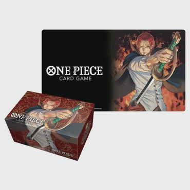 One Piece Card Game Playmat and Storage Box Set Shanks