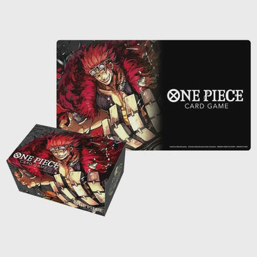 One Piece Card Game Playmat and Storage Box Set Eustass Captain Kid