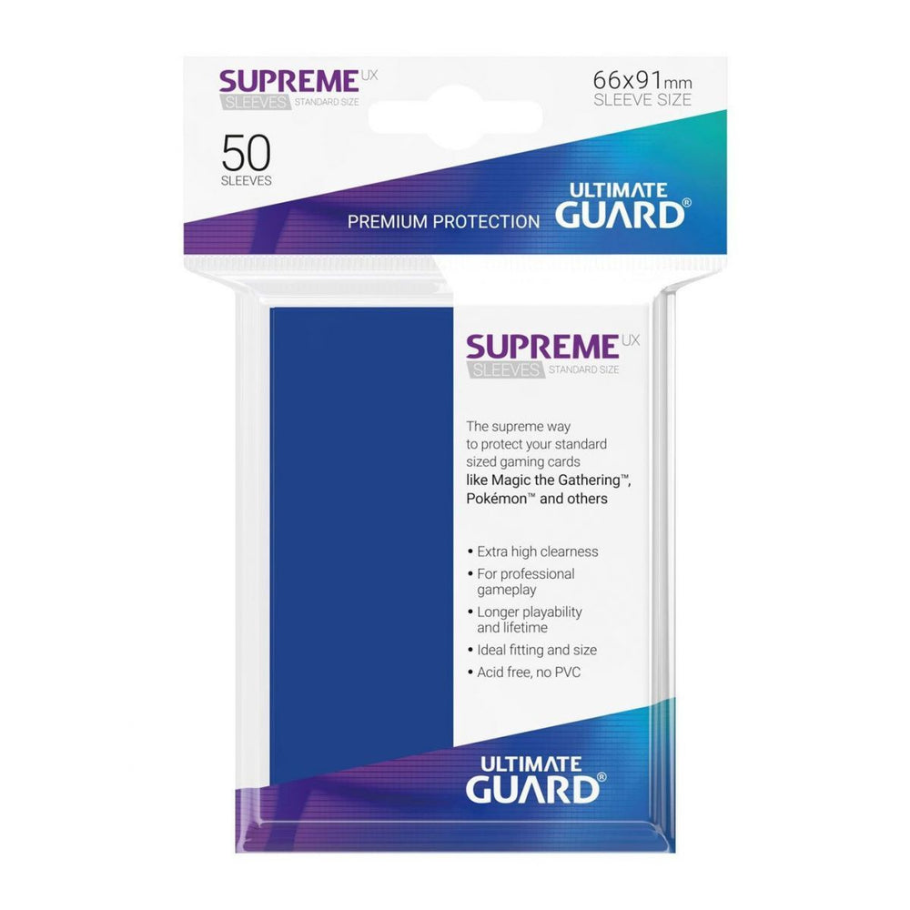 Ultimate Guard Supreme UX Sleeves Standard Size Blue (50)