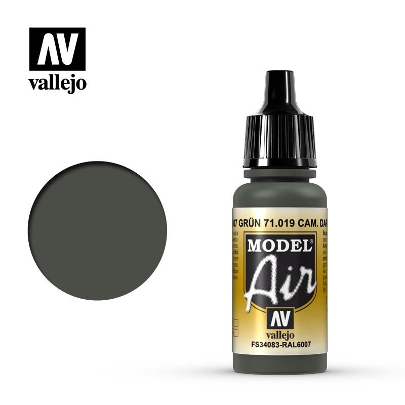 Vallejo Game Air Dark Green 17 ml