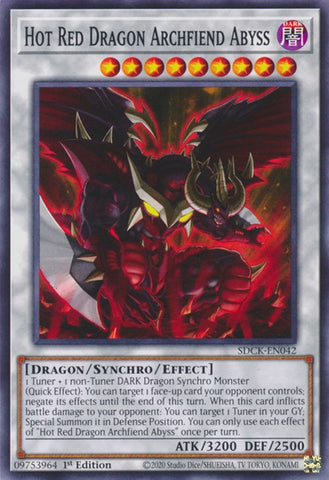 Hot Red Dragon Archfiend Abyss [SDCK-EN042] Common