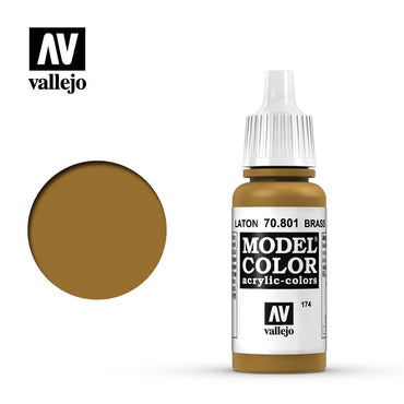 Vallejo Model Colour 70801 Metallic Brass 17 ml (174)