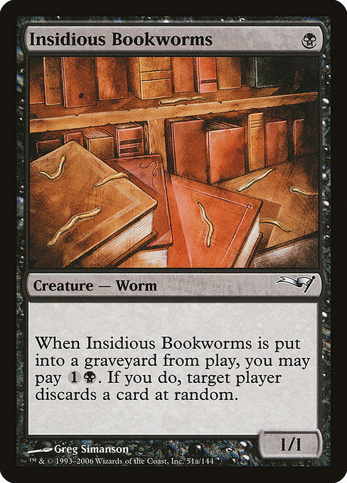 Insidious Bookworms [Coldsnap Theme Decks]