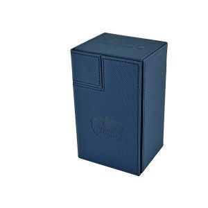 Ultimate Guard Flip n Tray Deck Case 80+ Standard Size XenoSkin Blue Deck Box