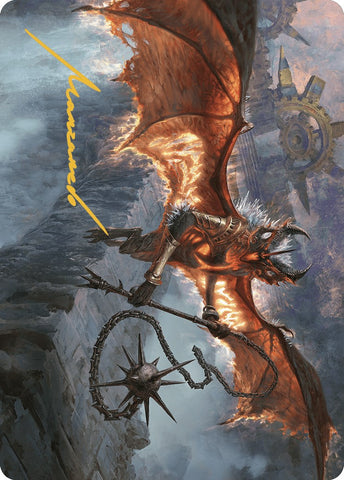 Bloodletter of Aclazotz Art Card (15/81) (Gold-Stamped Signature) [The Lost Caverns of Ixalan Art Series]