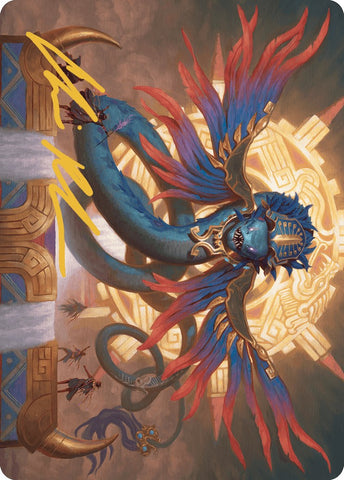 Ojer Pakpatiq, Deepest Epoch Art Card (13/81) (Gold-Stamped Signature) [The Lost Caverns of Ixalan Art Series]