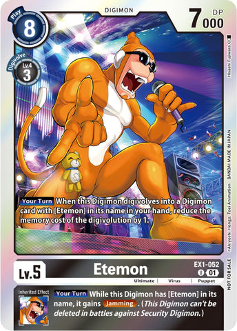 Etemon [EX1-052] (Blast Ace Double Pack Set) [Classic Collection]