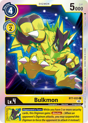Bulkmon [BT7-033] (Official Tournament Pack Vol.11) [Next Adventure]