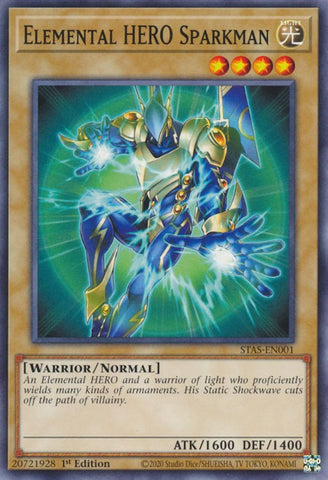 Elemental HERO Sparkman [STAS-EN001] Common