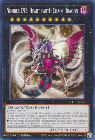 Number C92: Heart-eartH Chaos Dragon [BLC1-EN149] Common