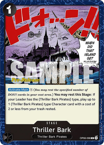 Thriller Bark [Wings of the Captain Pre-Release Cards]