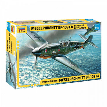 Zvezda 4806 1/48 Messerschmitt Bf-109 F4 Plastic Model Kit