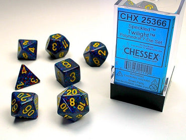 Chessex Polyhedral 7-Die Set Speckled Twilight