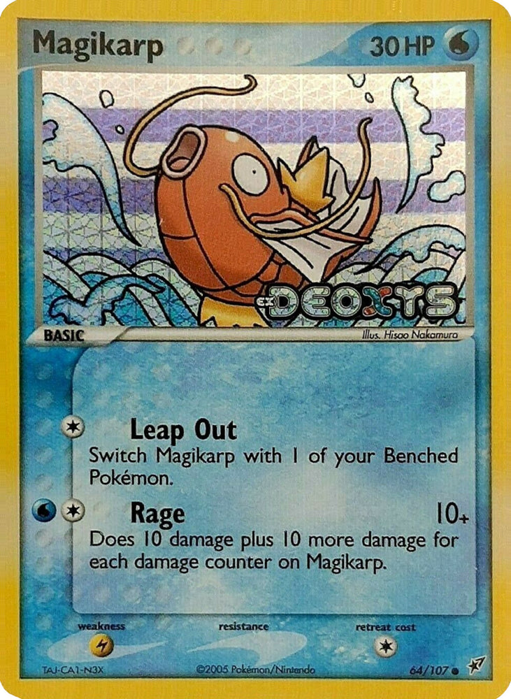 Magikarp (64/107) (Stamped) [EX: Deoxys]