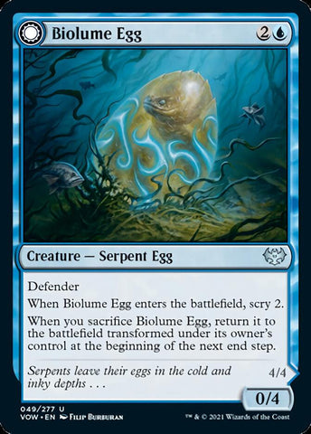 Biolume Egg // Biolume Serpent [Innistrad: Crimson Vow]