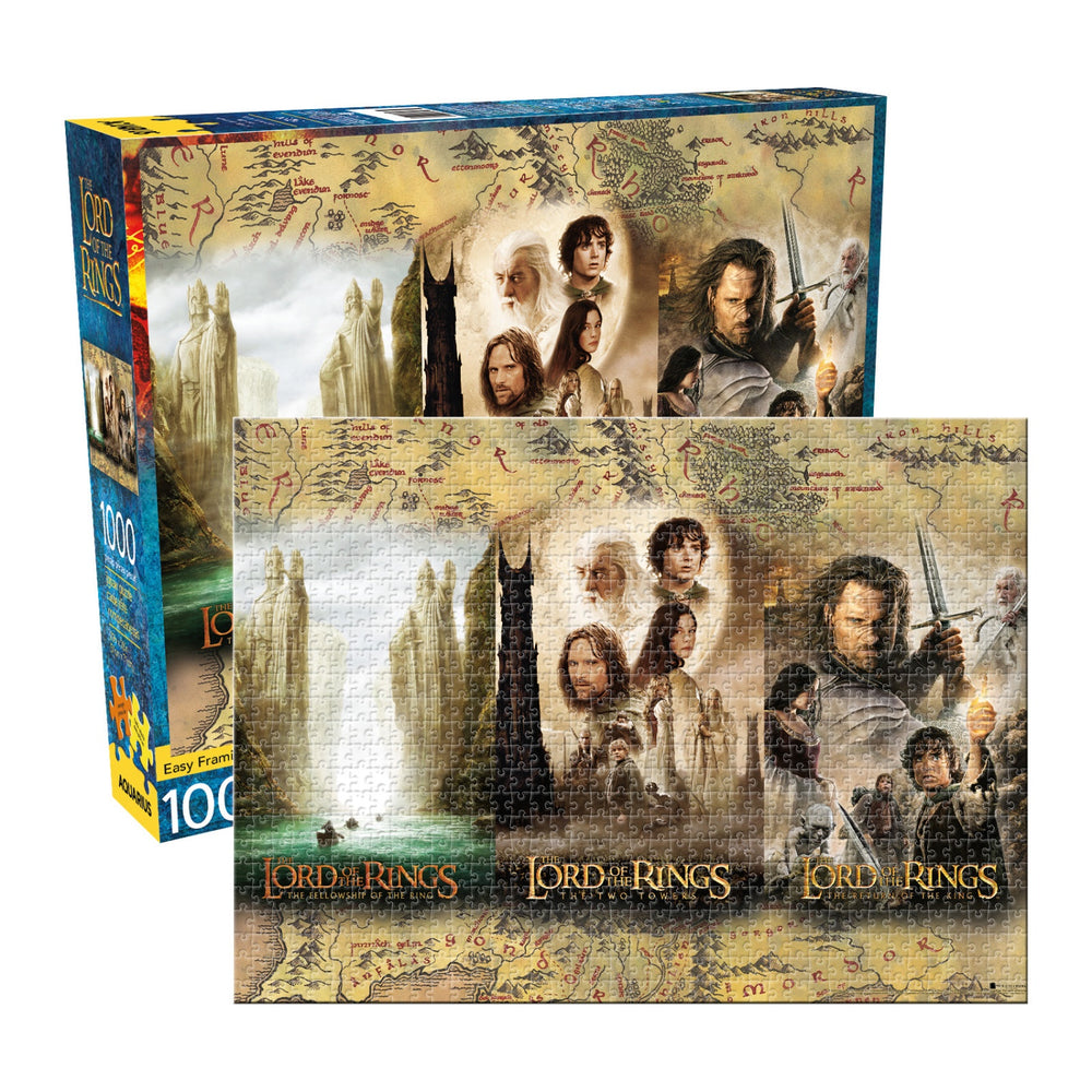 Aquarius Puzzle The Lord of the Rings Trilogy Puzzle 1,000 pieces