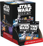 Star Wars Destiny TCDG: Spirit of Rebellion Booster display