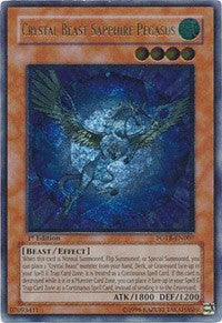 Crystal Beast Sapphire Pegasus (UTR) [Force of the Breaker] [FOTB-EN007]