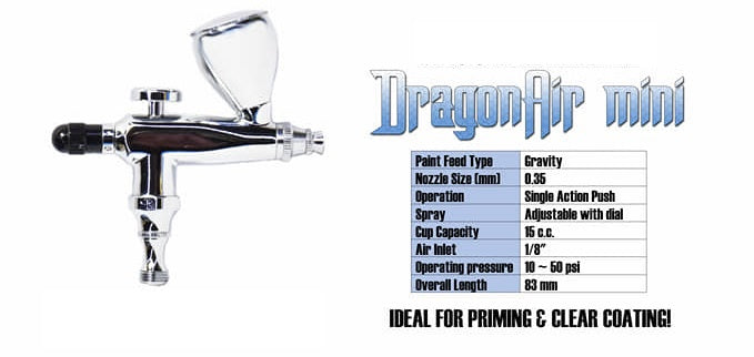 DA03 DragonAir Mini Airbrush 0.3