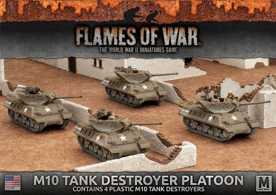 M10 3-inch Tank destroyer Platoon (x4 Plastic)