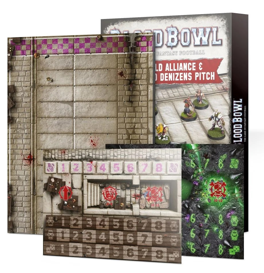 200-80 BLOOD BOWL: OLD WORLD + UNDERWORLD PITCH