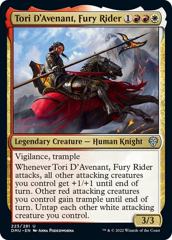 Tori D'Avenant, Fury Rider [Dominaria United]