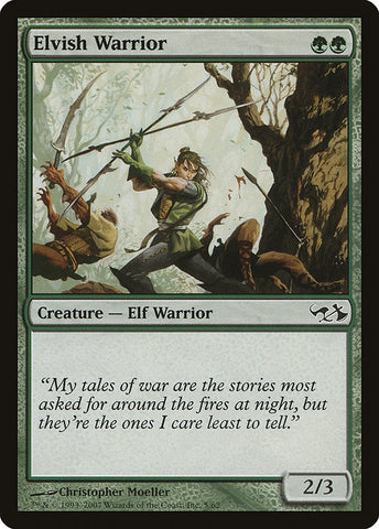 Elvish Warrior [Duel Decks: Elves vs. Goblins]