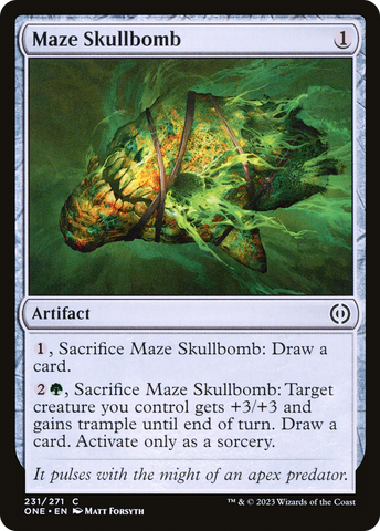 Maze Skullbomb [Phyrexia: All Will Be One]