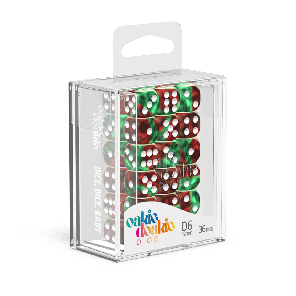 Oakie Doakie Dice D6 12 mm Gemi - Jungle (36)