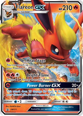 Flareon GX (SM171) [Sun & Moon: Black Star Promos]