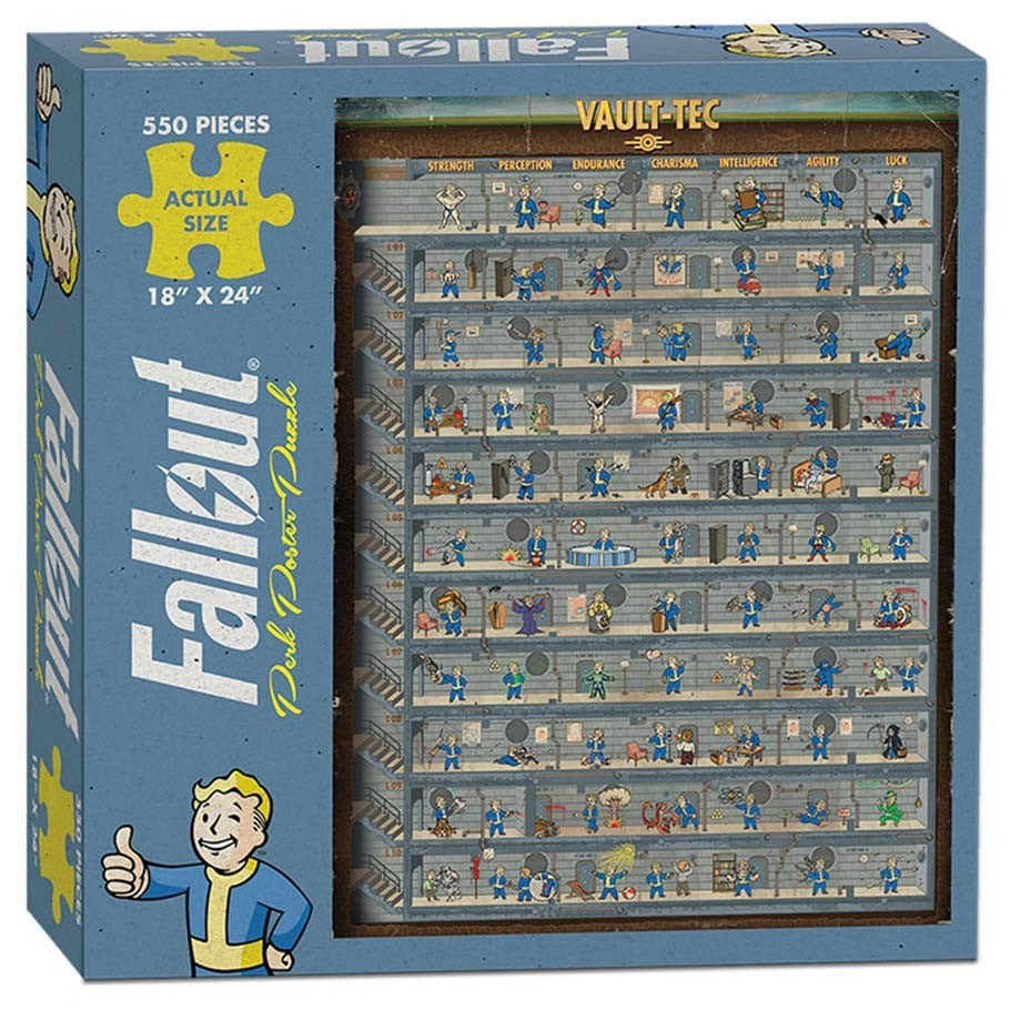 Fallout Perk Poster Puzzle
