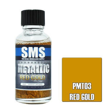 PMT03 Metallic Acrylic Lacquer RED GOLD 30ml