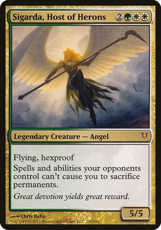 Sigarda, Host of Herons (Oversized) [Open the Helvault]