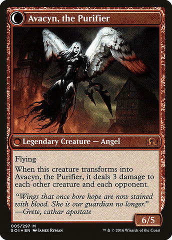 Archangel Avacyn // Avacyn, the Purifier [Shadows over Innistrad Promos]