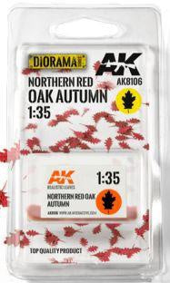 AK Interactive: Vegetation (Leaves) Northern Red Oak Autumn 1:35