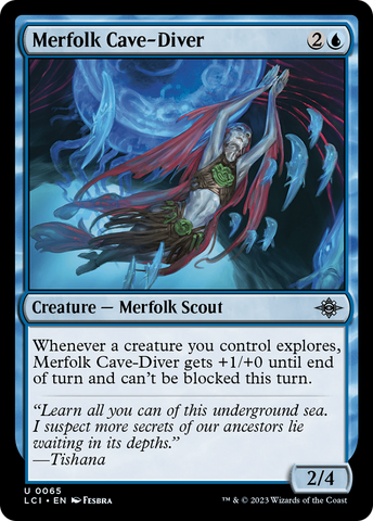 Merfolk Cave-Diver [The Lost Caverns of Ixalan]