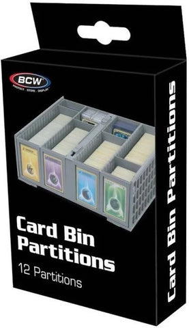 BCW Collectible Card Bin - Partitions