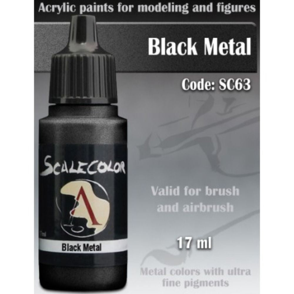 Scale 75 Scalecolor Metal n' Alchemy Black Metal 17ml