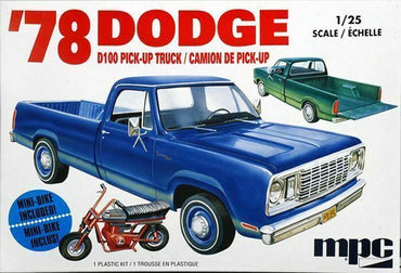 MPC 901M 1/25 1978 Dodge D100 Custom Pickup (2T) Plastic Model Kit