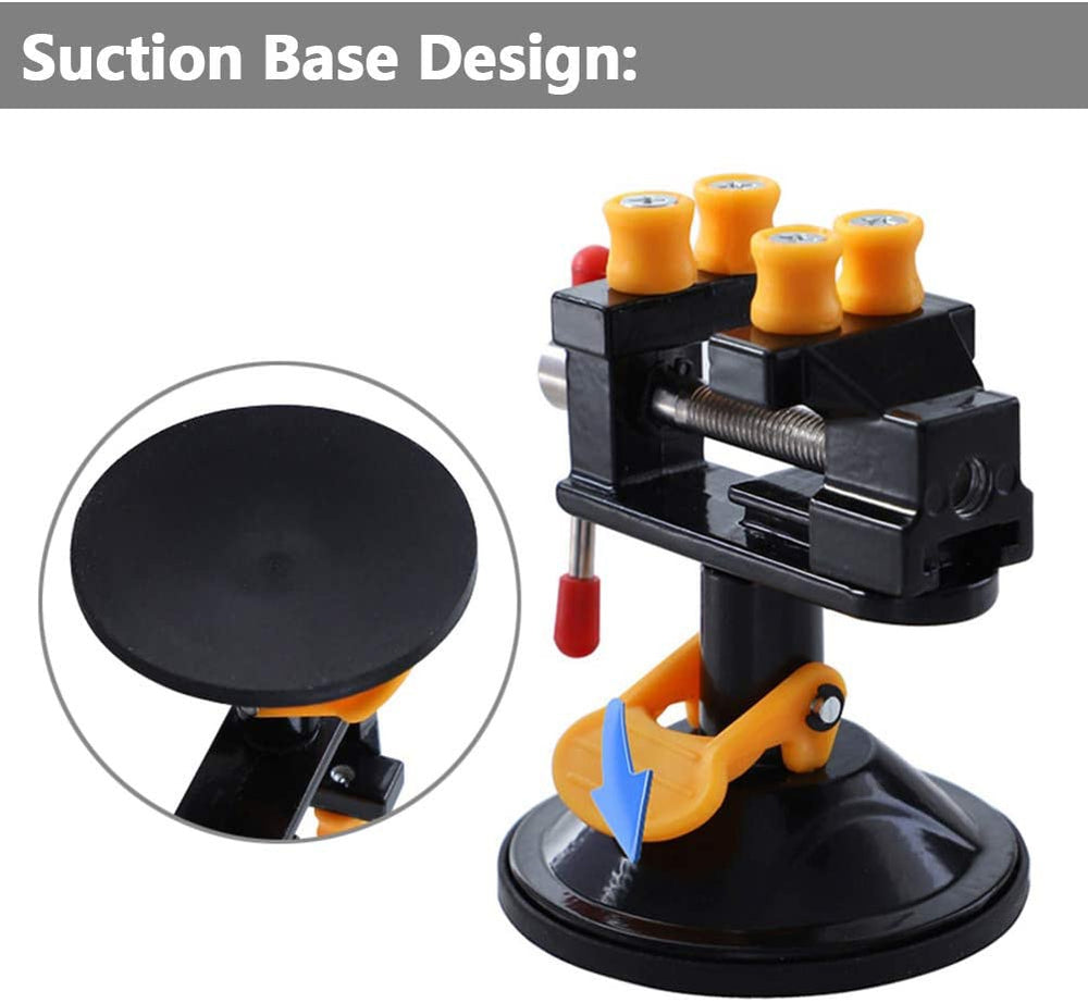 Universal Mini Suction Vise Clamp 360 Degrees