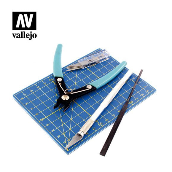 Vallejo Tools 9pc Plastic Modelling Tool set