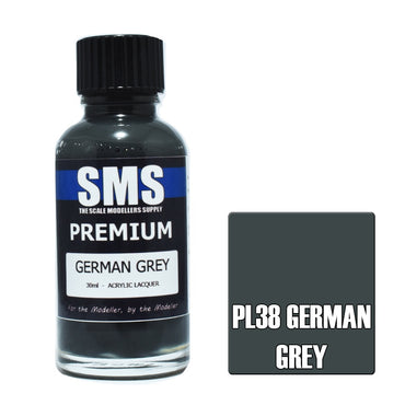 PL38 Premium Acrylic Lacquer GERMAN GREY 30ml