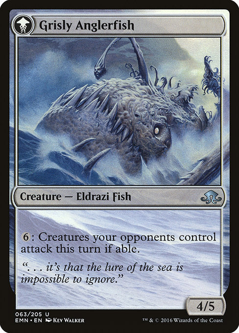 Grizzled Angler // Grisly Anglerfish [Eldritch Moon]