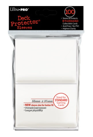 DECK PROTECTOR STANDARD - 100ct White