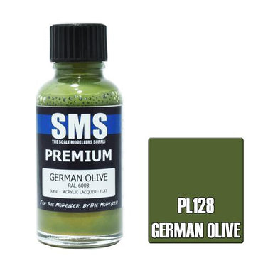 PL128 PREMIUM Acrylic Lacquer GERMAN OLIVE RAL6003 30ML