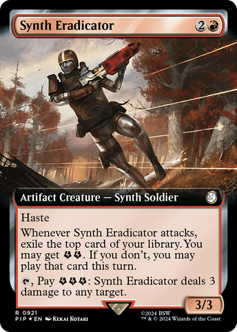 Synth Eradicator (Extended Art) (Surge Foil) [Fallout]