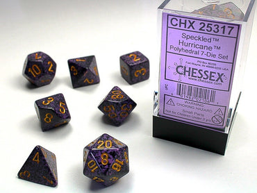 Chessex Polyhedral 7-Die Set Speckled Hurricane