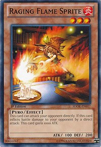 Raging Flame Sprite [Structure Deck: Onslaught of the Fire Kings] [SDOK-EN017]