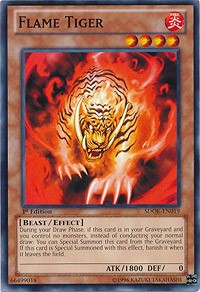 Flame Tiger [Structure Deck: Onslaught of the Fire Kings] [SDOK-EN019]